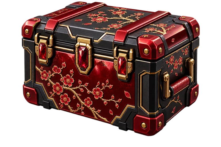 Ruby Cherry Case — original themed equipment case