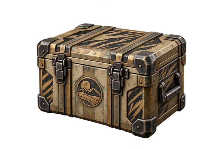 Weathered Case — original themed equipment case