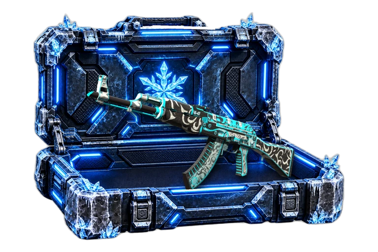 Frostbite — open case featuring AK-47 | Frontside Misty