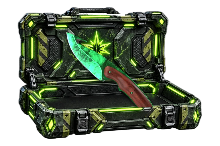 Toxic Surge — open case featuring ★ Gut Knife | Gamma Doppler